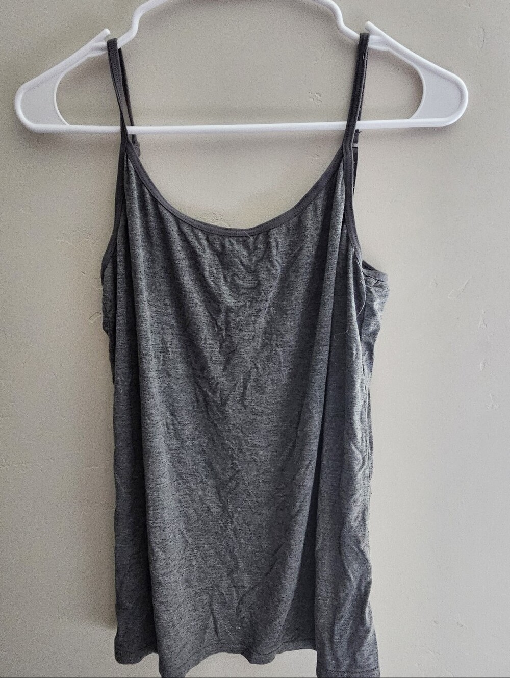 Gray Women's Lightweight Spaghetti Strap Tank Top